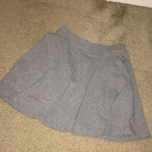Grey Skater Skirt